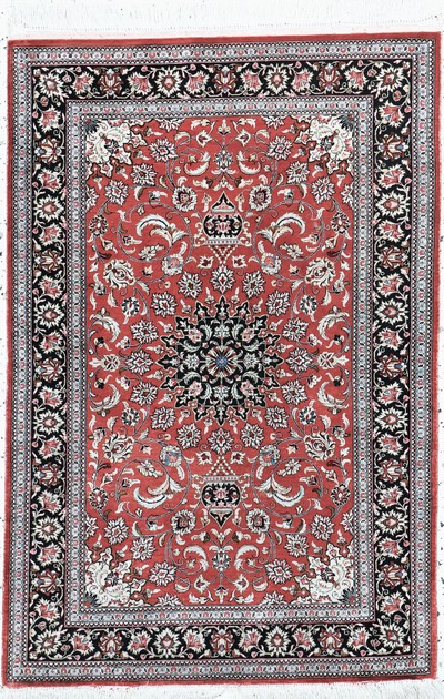 Image Ghom Seide, Persien, Ende 20.Jhd, reine Naturseide, ca. 115 x 76 cm, ca. 1,0 Mio. ...