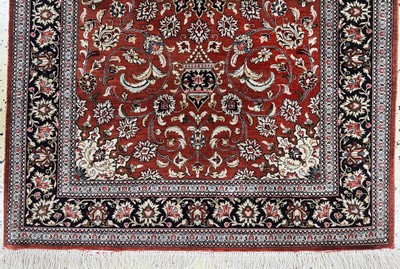 27049153b - Ghom Seide, Persien, Ende 20.Jhd, reine Naturseide, ca. 115 x 76 cm, ca. 1,0 Mio. ...