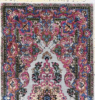 27049154a - 2 Lots Keschan & Kerman, Persien, Mitte 20.Jhd, Wolle auf Baumwolle, ca. 85 x 70 cm & ...
