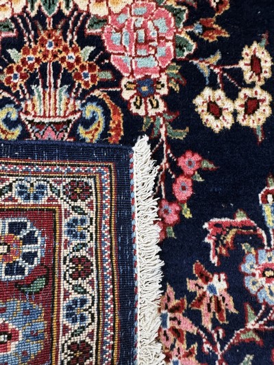 27049154f - 2 Lots Keschan & Kerman, Persien, Mitte 20.Jhd, Wolle auf Baumwolle, ca. 85 x 70 cm & ...