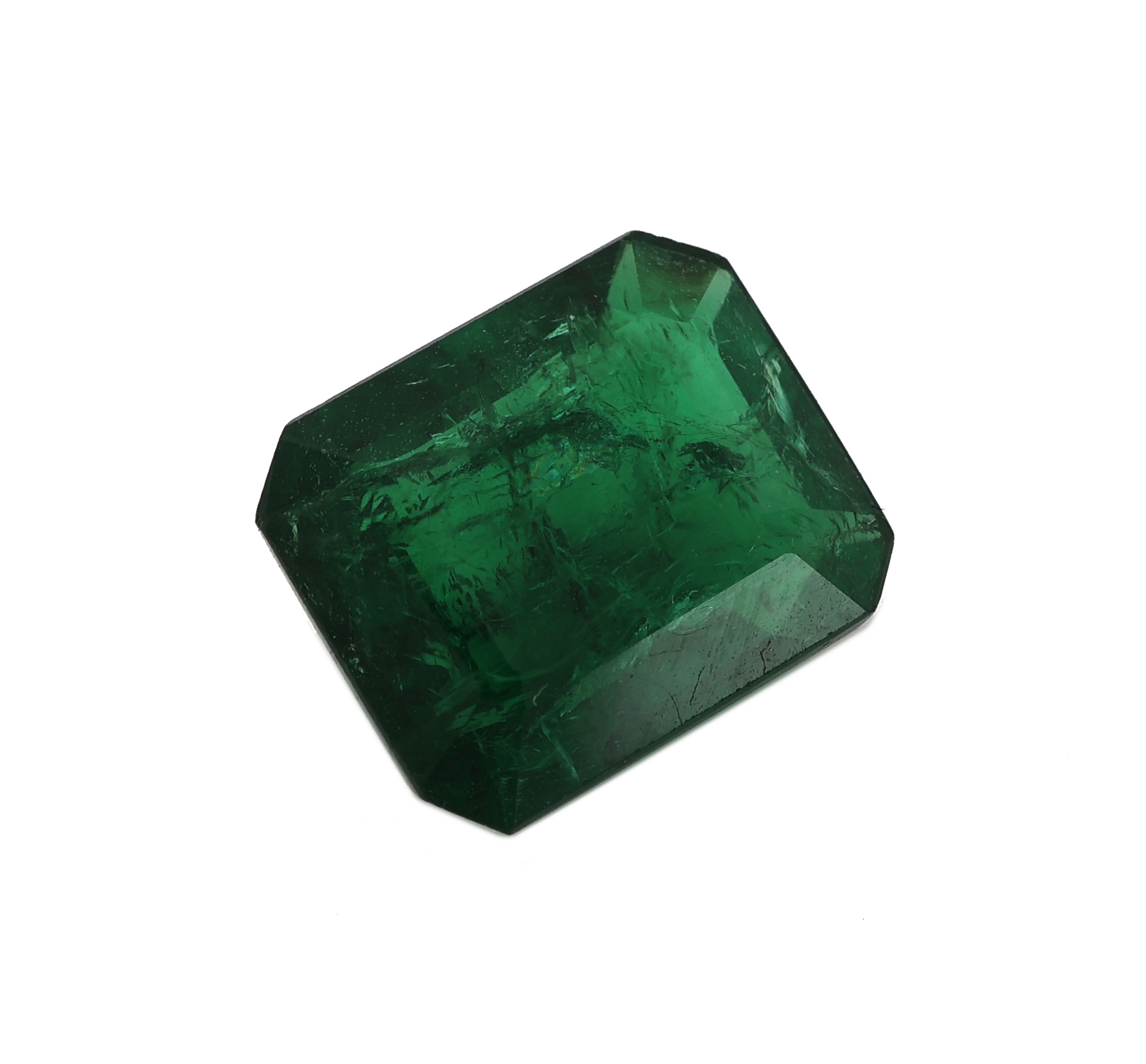 Detail a: Loser Smaragd, ca. 3.11 ct, Emerald Cut, ca. 10.21 x 8.43 x 4.70 mm