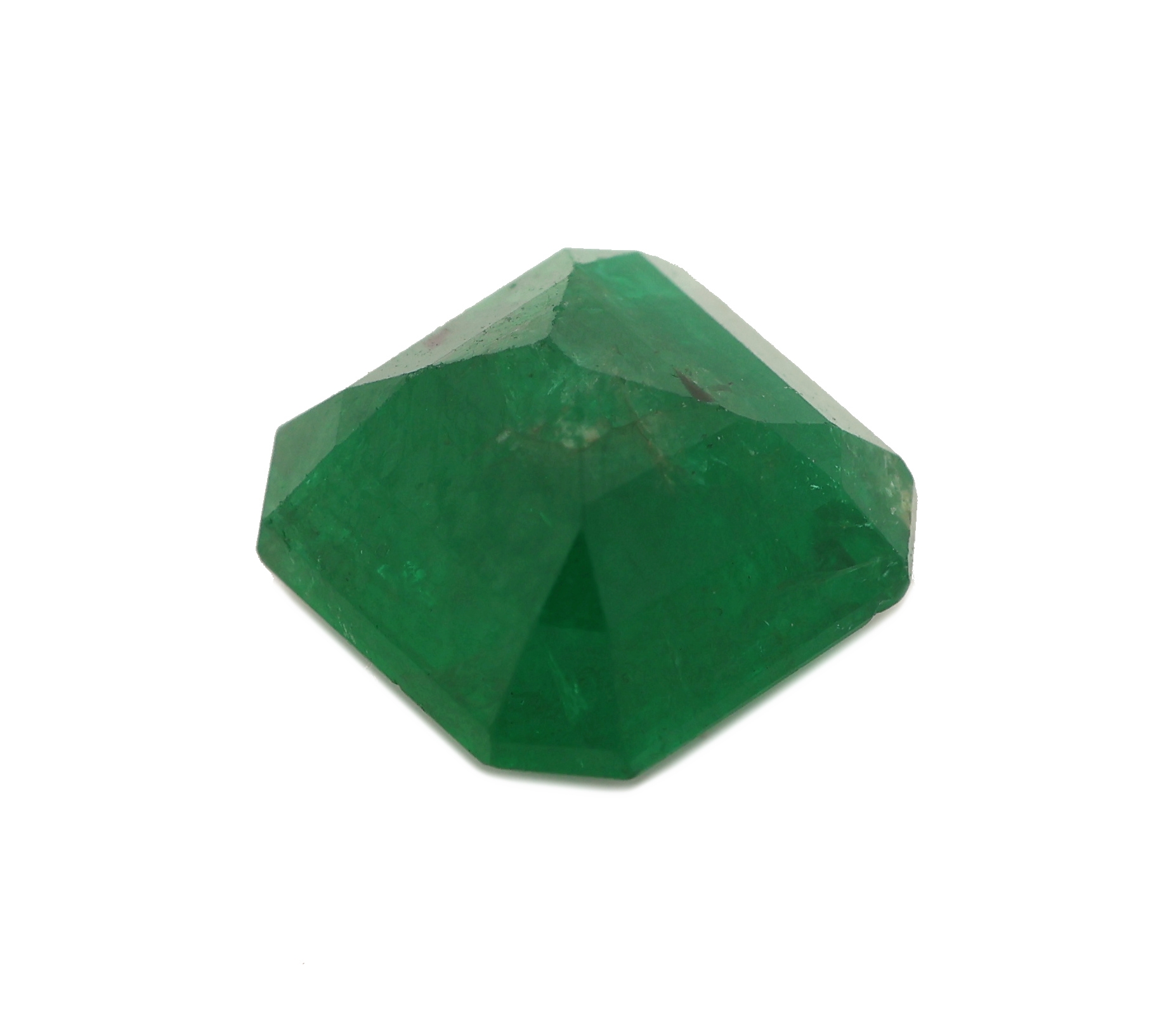 Detail b: Loser Smaragd, ca. 2.44 ct, Emerald Cut, ca. 8.46 x 8.24 x 4.76 mm