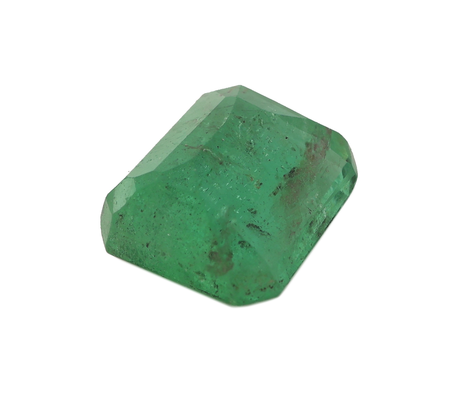 Detail b: Loser Smaragd, 2.77 ct, Emerald Cut, ca. 9.09 x 8.22 x 4.58 mm