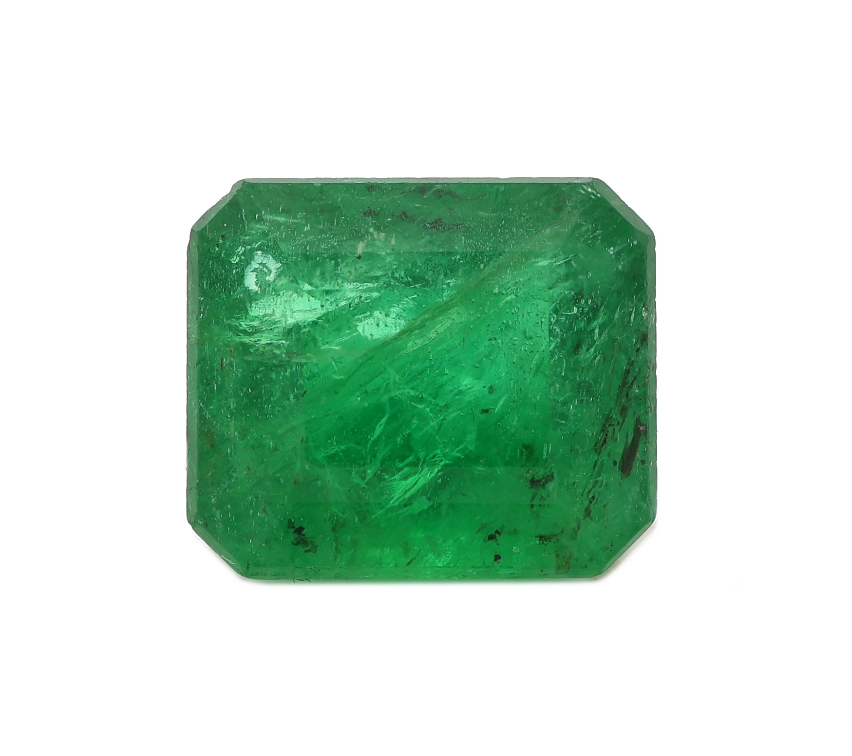 Image 27049235 - Loser Smaragd, ca. 3.31 ct, Emerald Cut, ca. 9.45 x 8.06 x 5.63 mm Schätzpreis: 1600, - ...