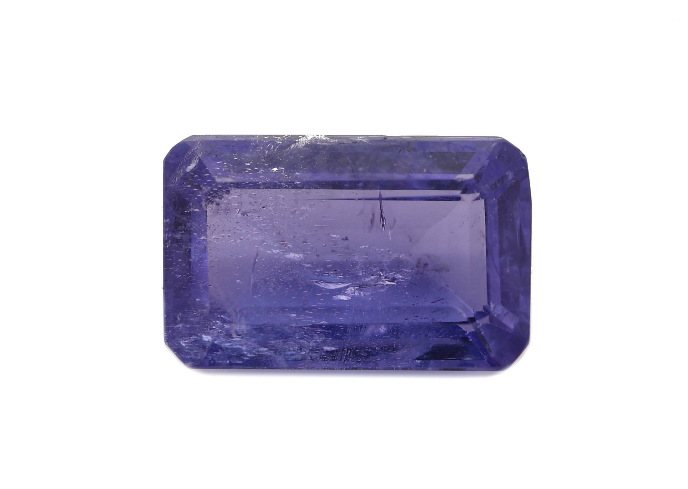 Image 27049255 - Loser Tansanit, ca. 2.35 ct, Treppenschliff, ca. 9.31 x 5.95 x 4.04 mm Schätzpreis: 700, ...