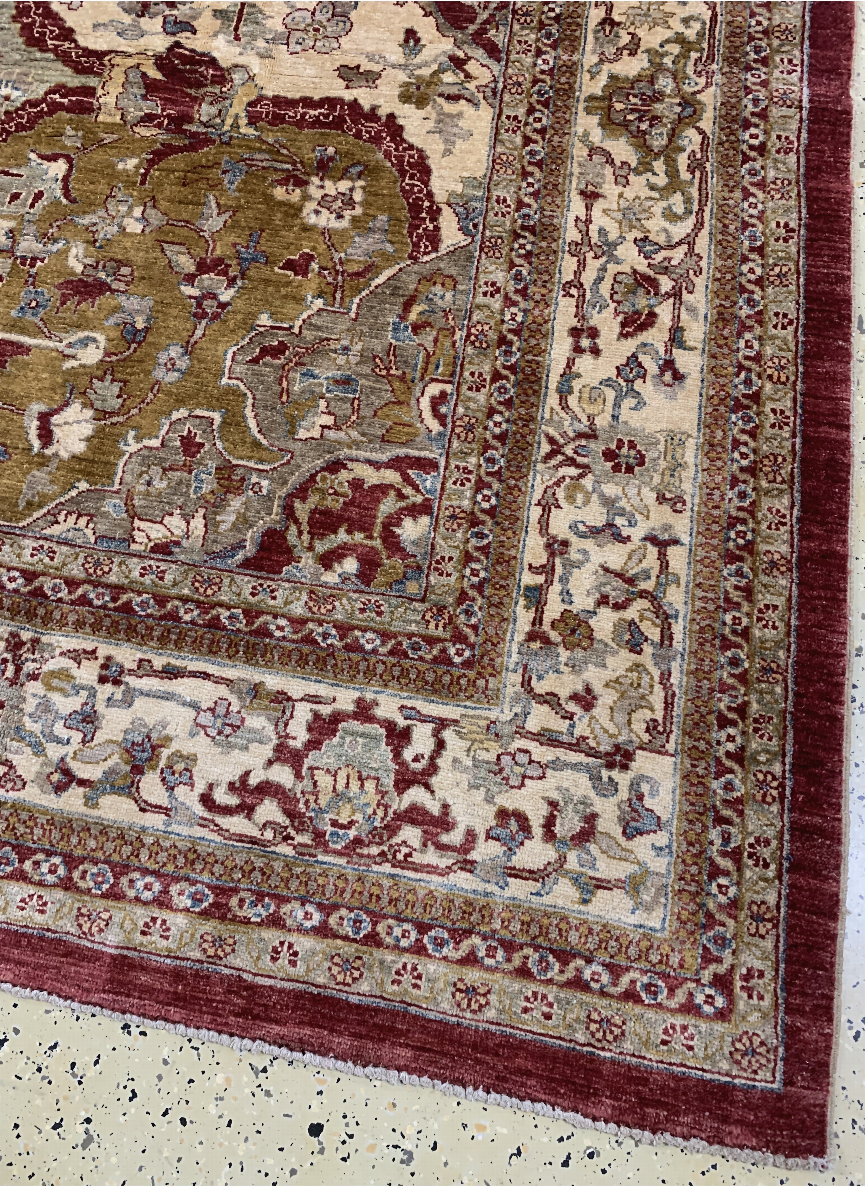 Detail a: Ziegler, Pakistan, Ende 20.Jhd, Wolle auf Baumwolle, ca. 362 x 275 cm, EHZ: 2