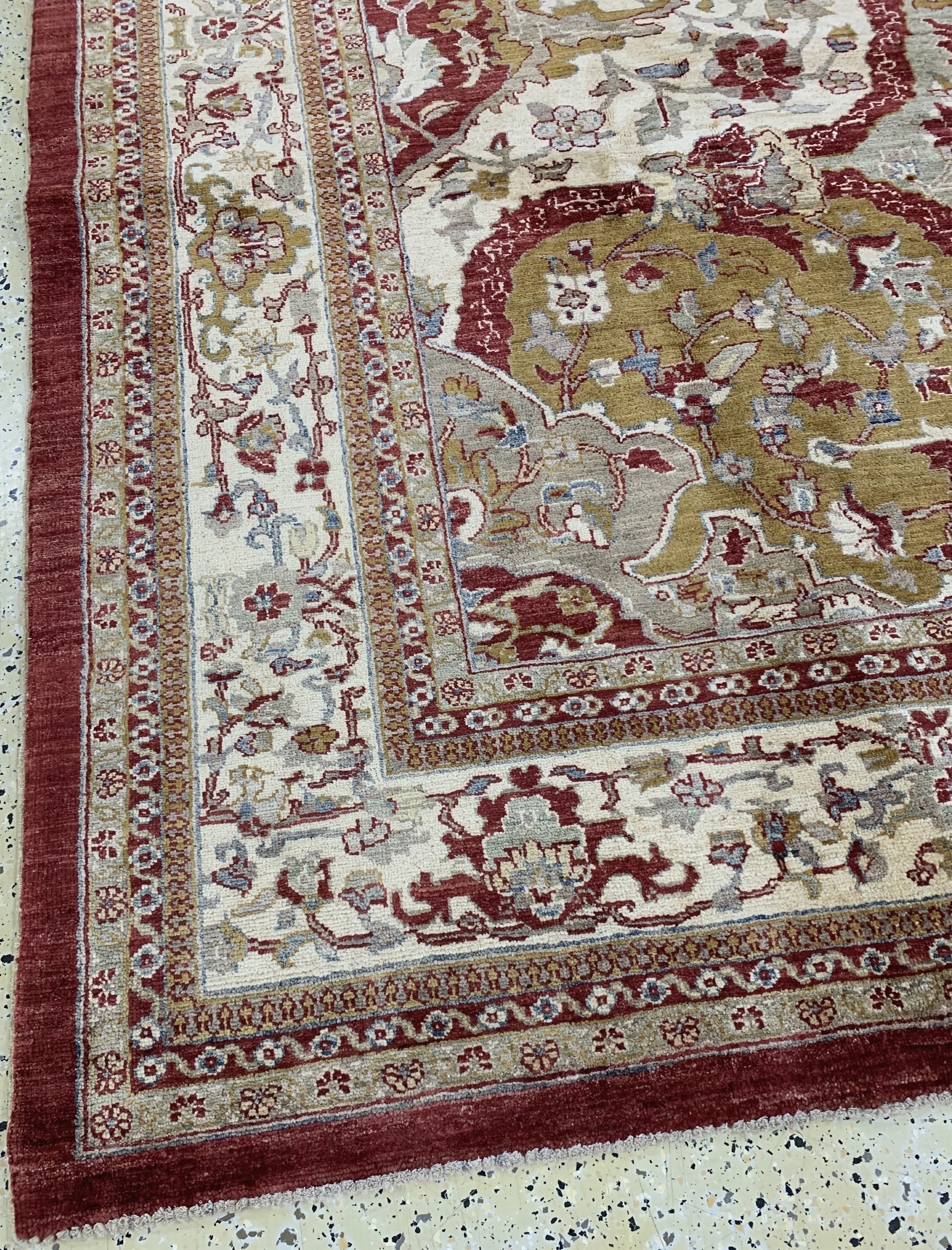 Detail g: Ziegler, Pakistan, Ende 20.Jhd, Wolle auf Baumwolle, ca. 362 x 275 cm, EHZ: 2