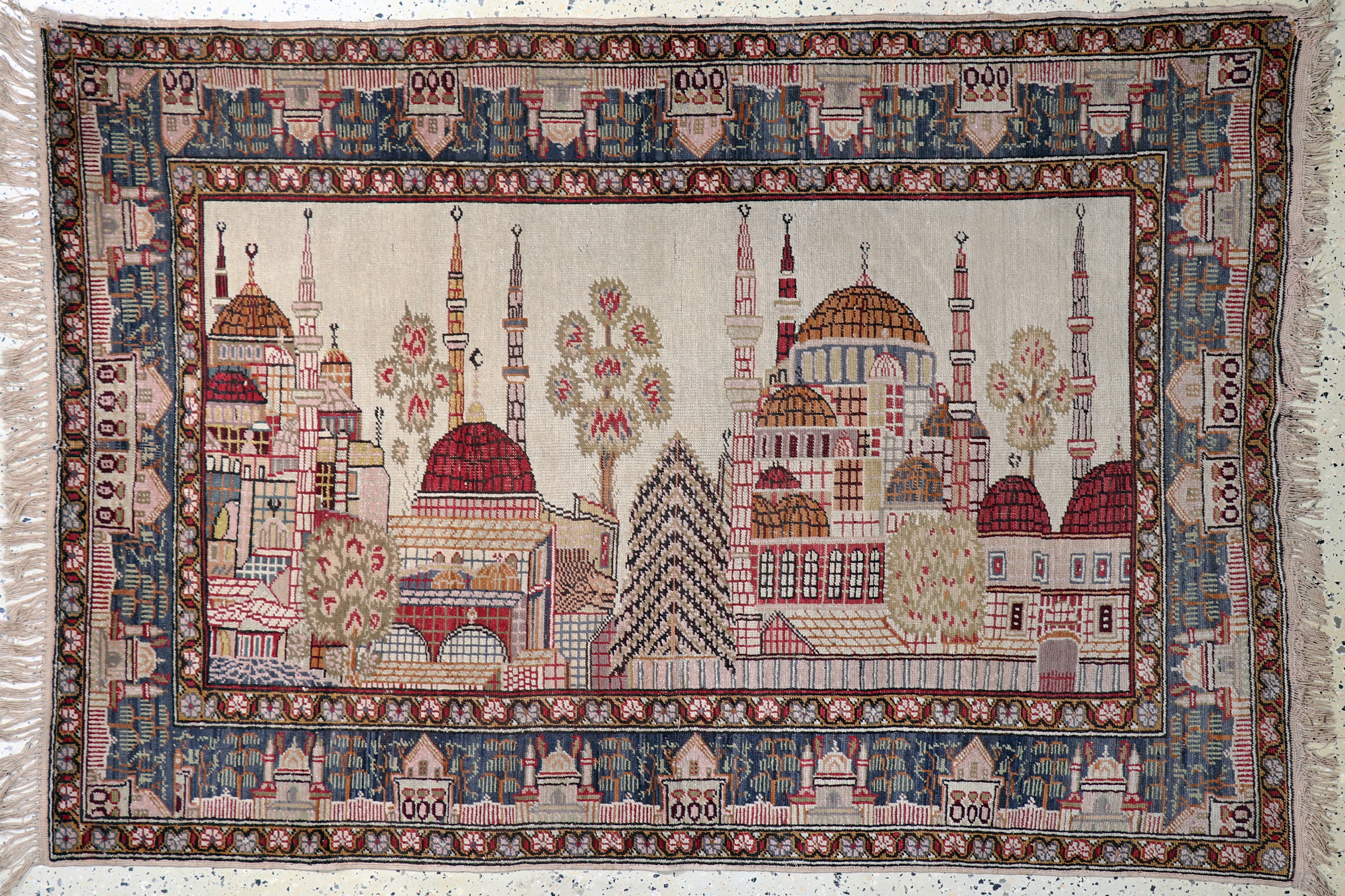 Image 27049282 - Kayseri antik, Türkei, um 1900, Wolle auf Baumwolle, ca. 195 x 135 cm, EHZ: 2-3 ...