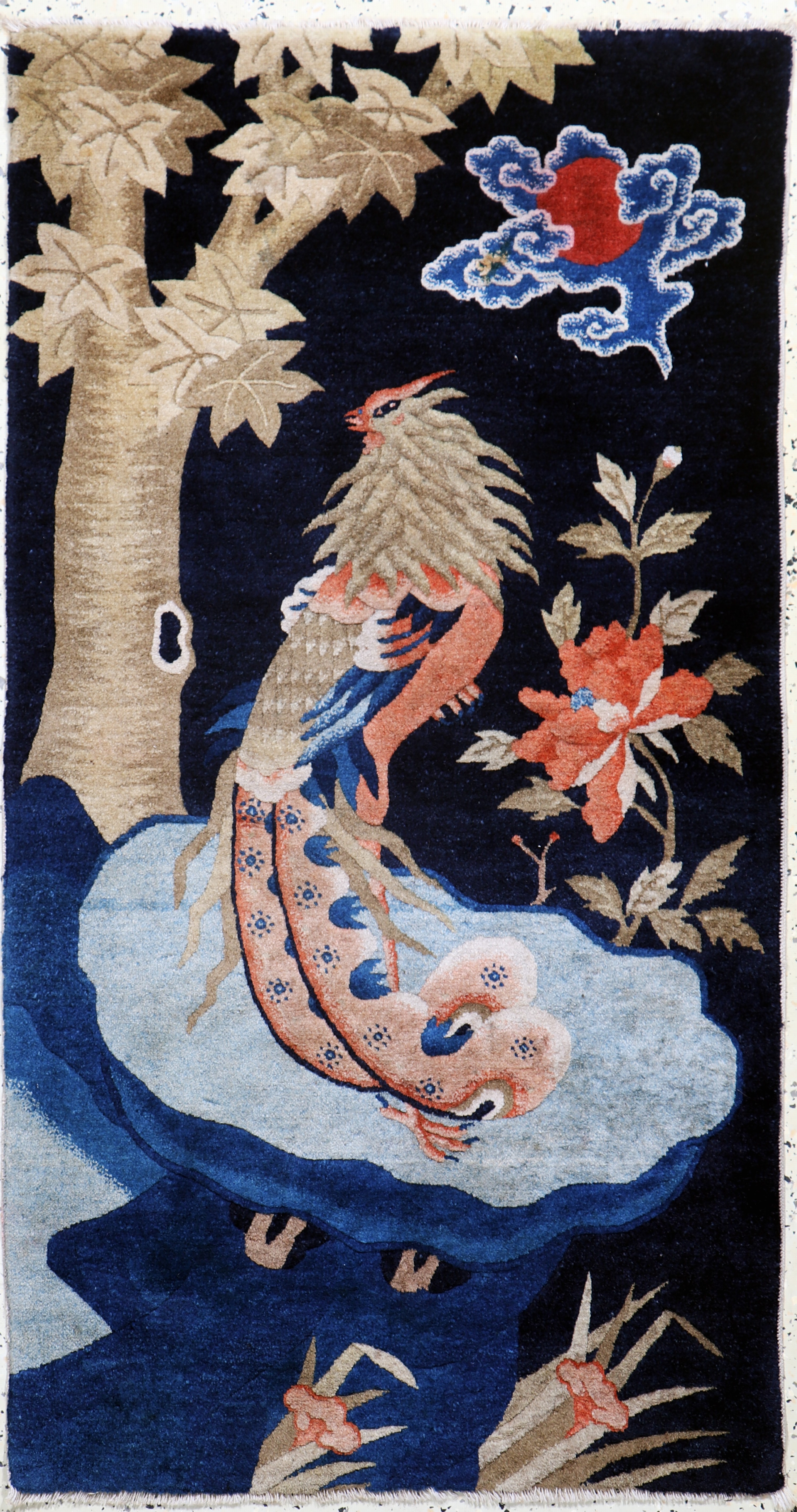 Image 27049286 - Pao Tow´Phönyx´antik, China, um 1900, Wolle auf Baumwolle, ca. 130 x 70 cm, EHZ: 2 ...