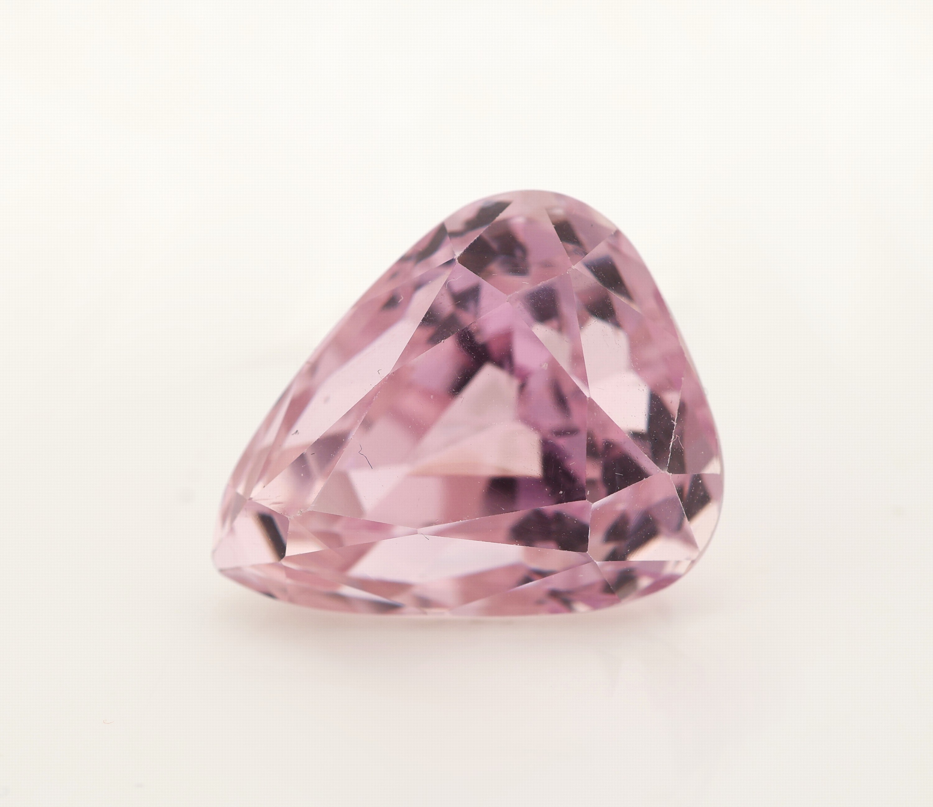 Image 27049289 - Loser Kunzit, ca. 24.78 ct, facett. Tropfen, ca. 18.96 x 15.68 x 14.92 mm Schätzpreis: ...