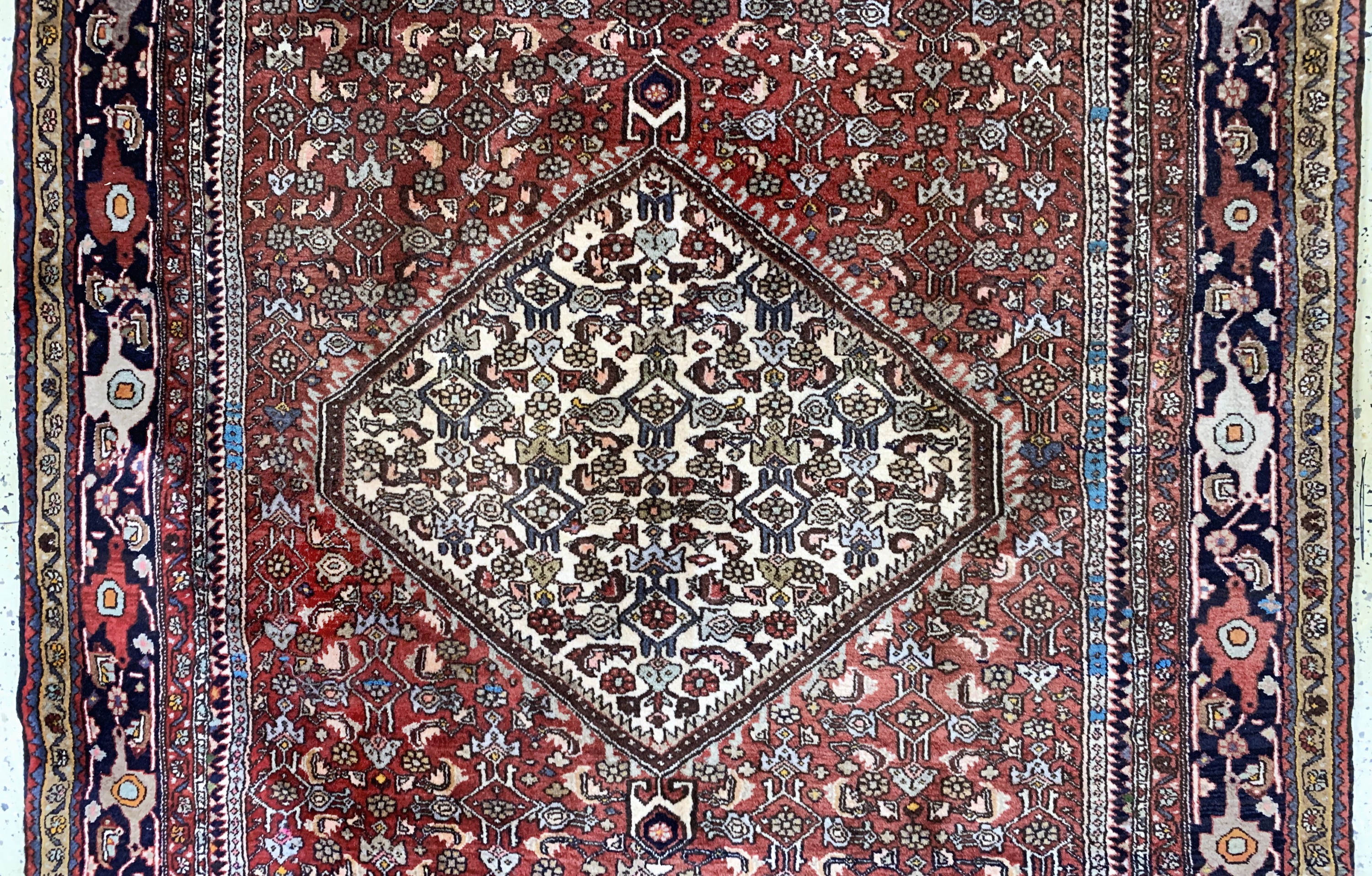 Detail c: Bidjar, Persien, Mitte 20.Jhd, Wolle auf Baumwolle, ca. 290 x 160 cm, EHZ: 1-2