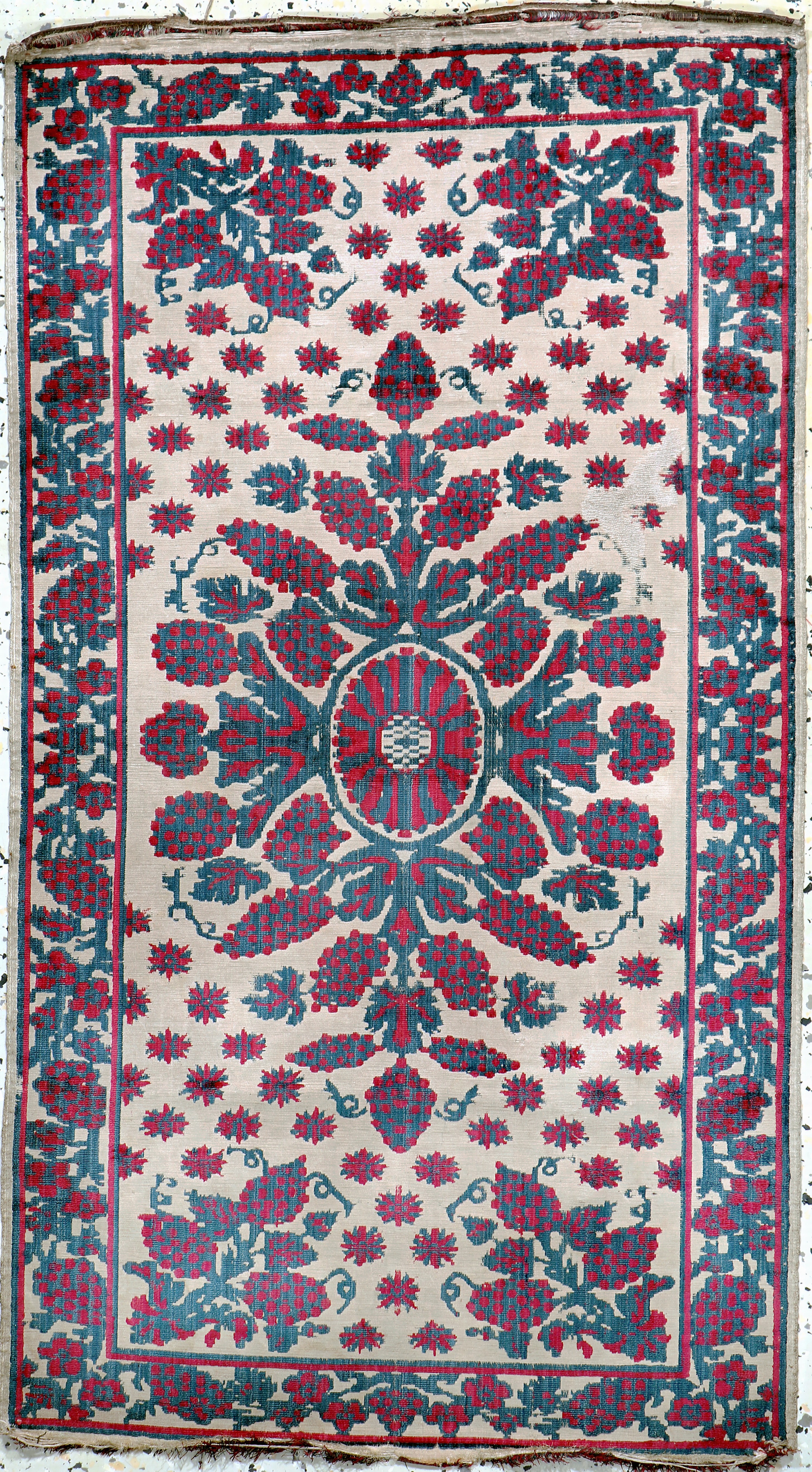 Image 27049295 - Antike Osmanische Stickerei, 18.Jhd, Seidensamt, ca. 110 x 62 cm, EHZ: 2 Schätzpreis: ...