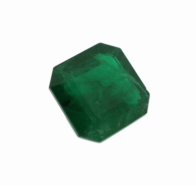 27049225a - Loser Smaragd, ca. 2.44 ct, Emerald Cut, ca. 8.46 x 8.24 x 4.76 mm Schätzpreis: 1600, - ...