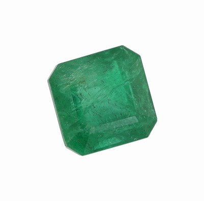 27049231a - Loser Smaragd, 3.21 ct, Emerald Cut, ca. 8.44 x 8.20 x 5.91 mm Schätzpreis: 1550, - EUR