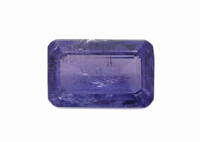 Image Loser Tansanit, ca. 2.35 ct, Treppenschliff, ca. 9.31 x 5.95 x 4.04 mm Schätzpreis: 700, ...