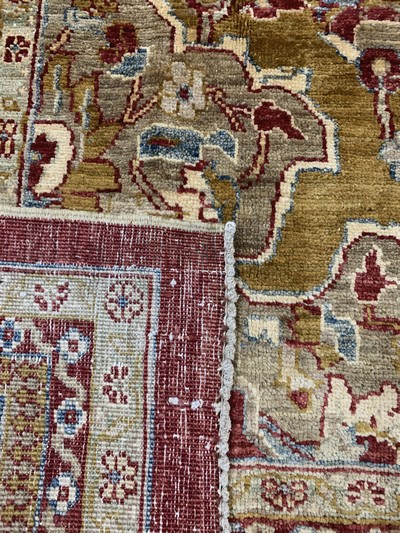 27049276h - Ziegler, Pakistan, late 20th century, wool on cotton, approx. 362 x 275 cm, condition: 2. ...