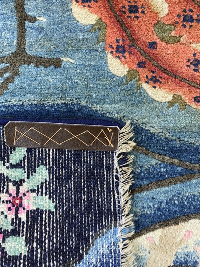 27049288f - Pao Tow´Phönyx´antik, China, um 1900, Wolle auf Baumwolle, ca. 190 x 100 cm, EHZ: 2 ...