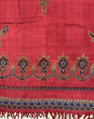 27049297c - Kerman´Susani´, Persien, Anfang 20.Jhd, Seidenstickerei, ca. 230 x 170 cm, EHZ: 2, ...