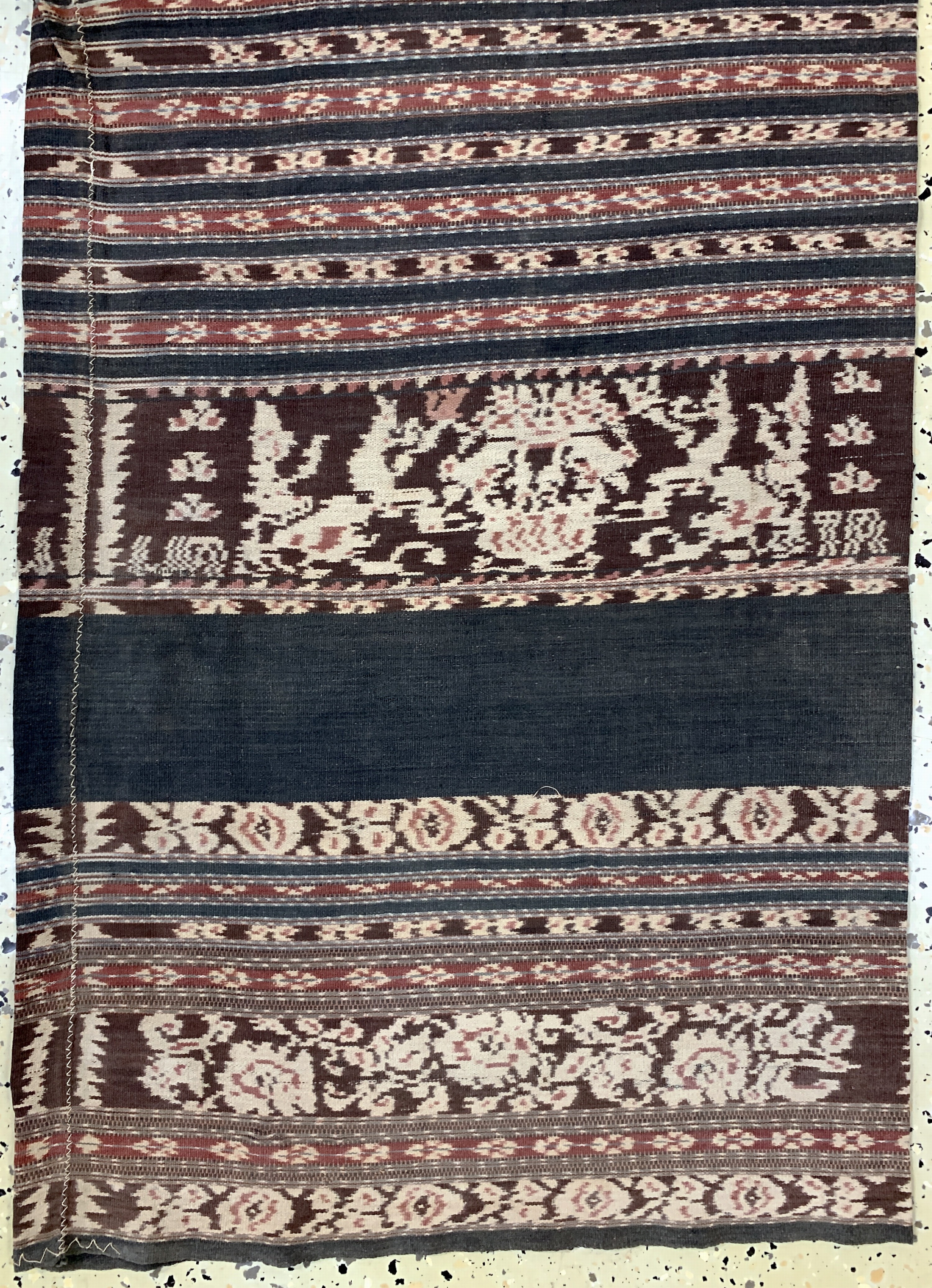 Detail b: Indonesischer"Sarong", Anfang 20.Jhd, Baumwolle, ca. 167 x 62 cm, EHZ: 2