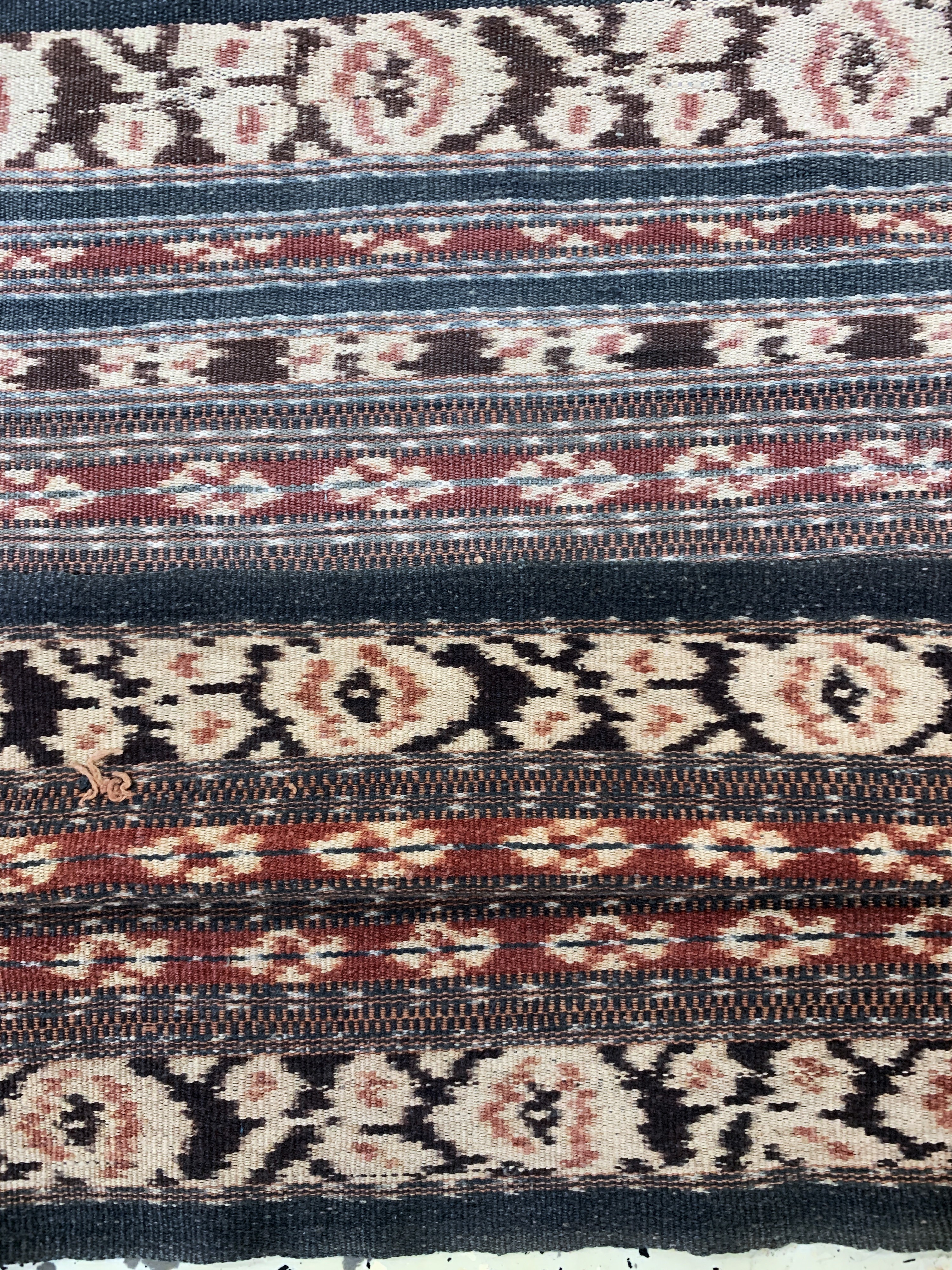 Detail d: Indonesischer"Sarong", Anfang 20.Jhd, Baumwolle, ca. 167 x 62 cm, EHZ: 2