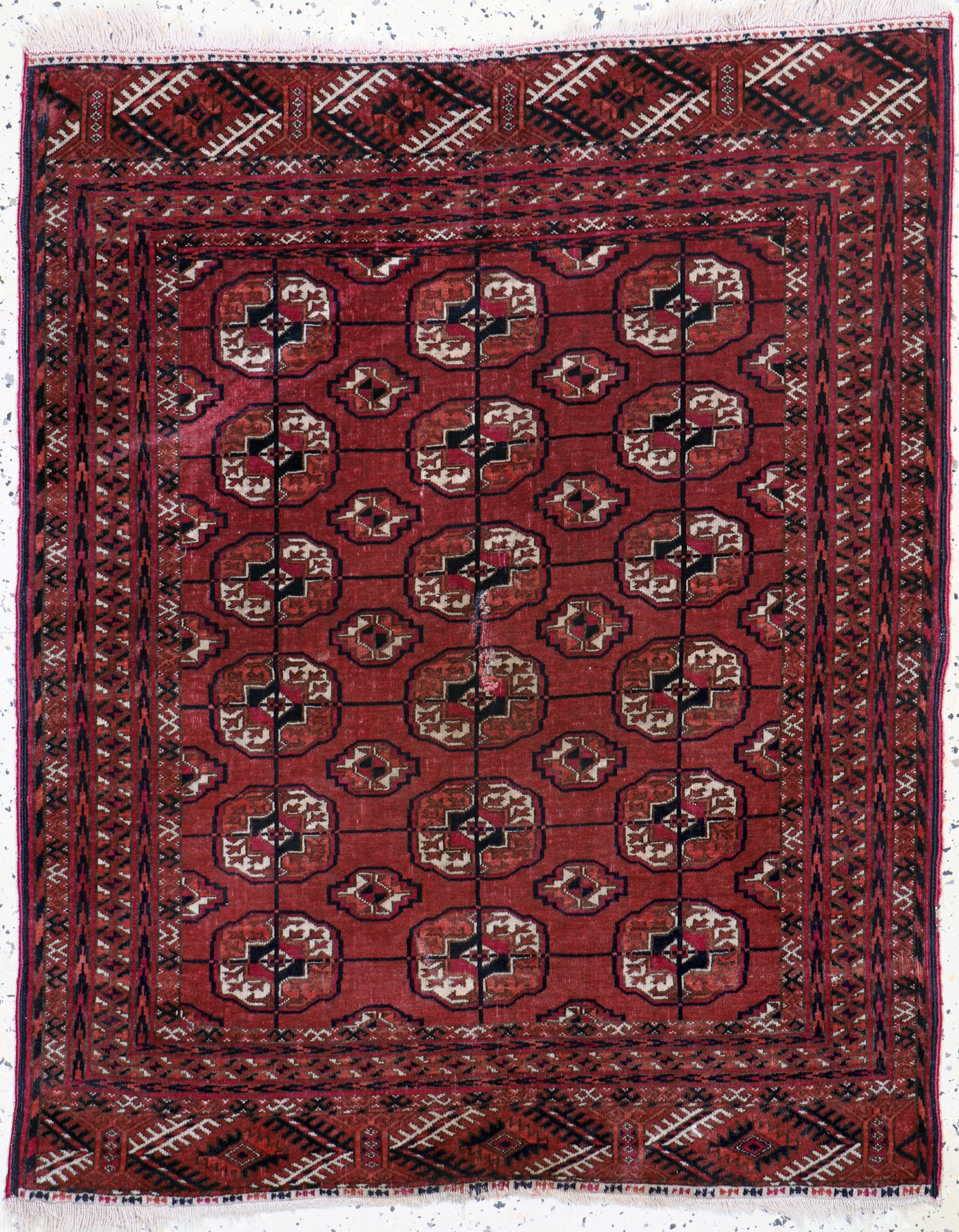Image 27049307 - ´Herdteppich´antik, Turkmenistan, um 1900, Wolle auf Wolle, ca. 110 x 85 cm, EHZ: 2, ...