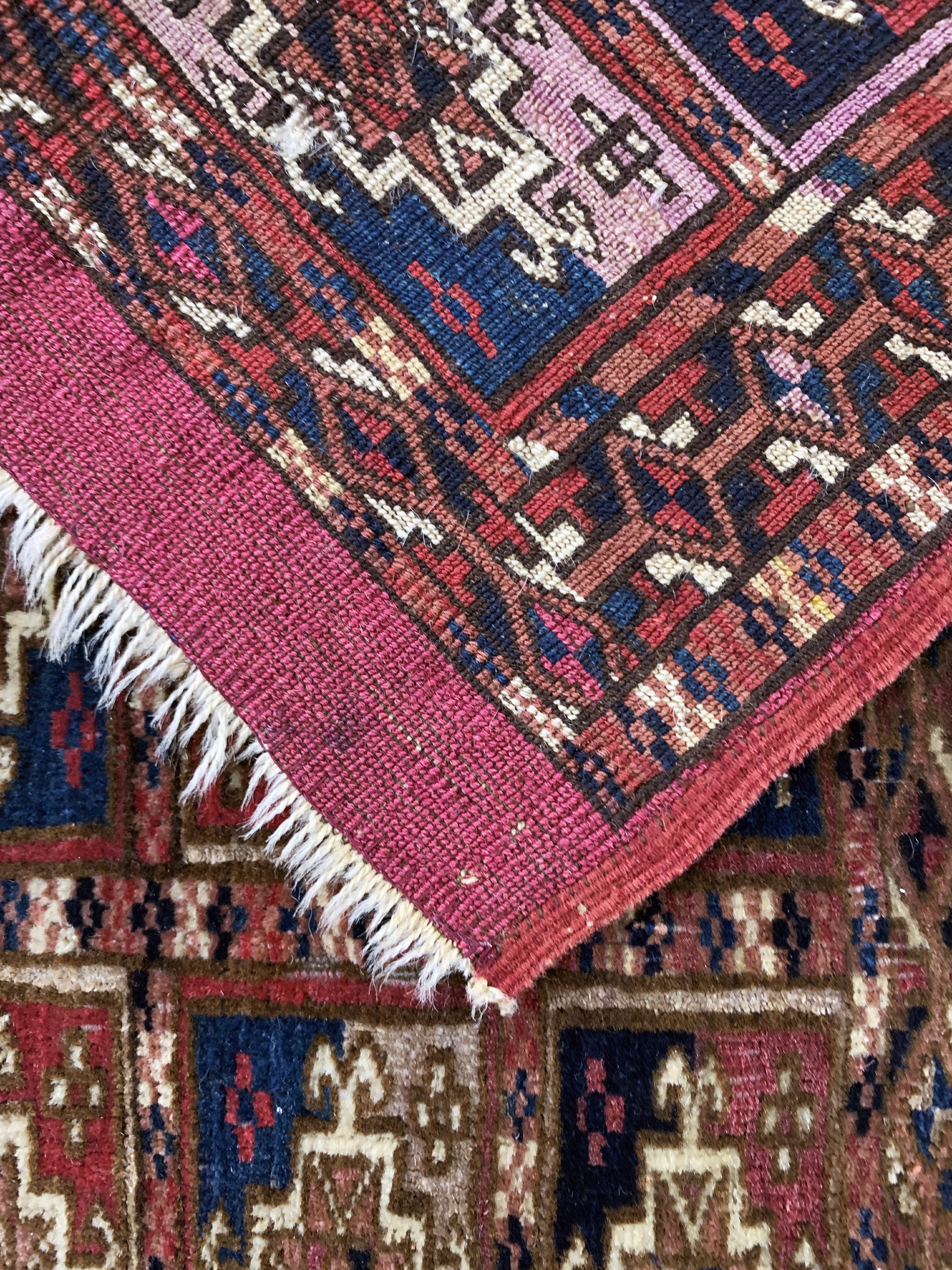 Detail c: Antike Torba, Turkmenistan, 19.Jhd, Wolle auf Wolle, ca. 67 x 30 cm, EHZ: 2