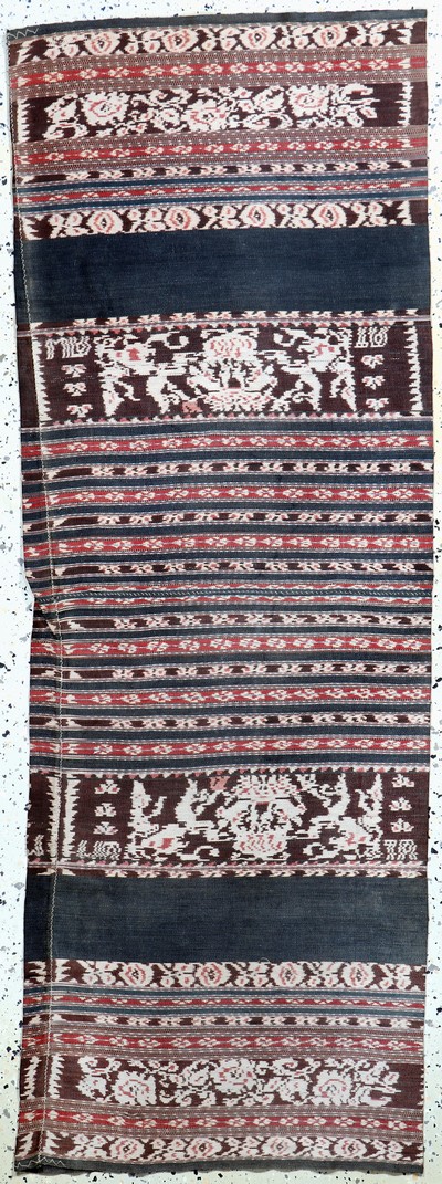 Image Indonesischer´Sarong´, Anfang 20.Jhd, Baumwolle, ca. 167 x 62 cm, EHZ: 2 Schätzpreis: ...