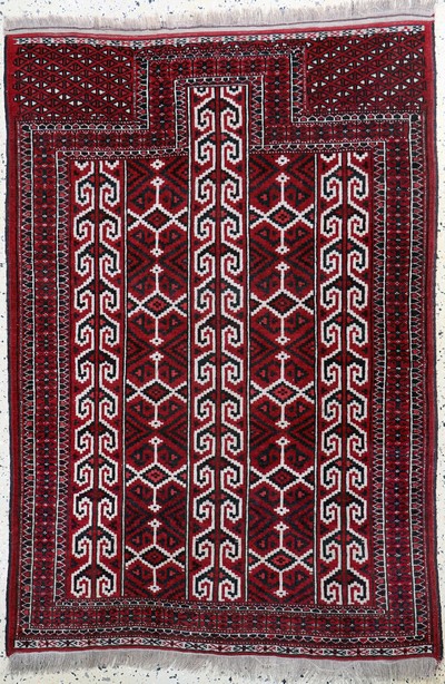Image Yomud´Gebetsteppich´, Turkmenistan, Anfang 20.Jhd, Wolle auf Wolle, ca. 150 x 103 cm, ...