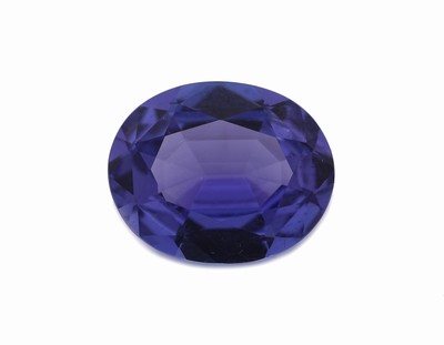 Image Loser ovalfacett. Tansanit, ca. 2.98 ct, sehr schöne Farbe, ca. 11.0 x 8.99 x 4.41 mm ...