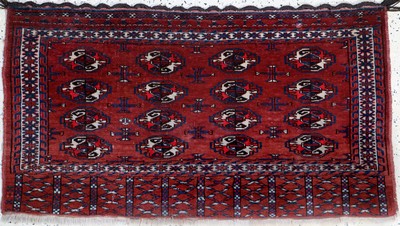 Image Tekke Tschowal, Turkmenistan, Anfang 20.Jhd, Wolle auf Wolle, ca. 125 x 70 cm, EHZ:2 ...
