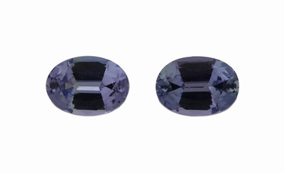 Image lot 2 lose ovalfacett. Tansanite, zus. ca. 1.73 ct Schätzpreis: 260, - EUR