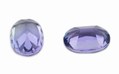 27049313a - lot 2 lose ovalfacett. Tansanite, zus. ca. 1.73 ct Schätzpreis: 260, - EUR