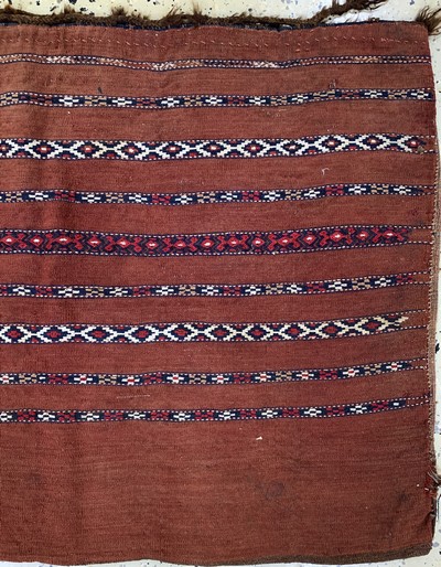 27049315a - Tschowal, Turkmenistan, Anfang 20.Jhd, Wolle auf Wolle, ca. 112 x 77 cm, EHZ: 3 ...