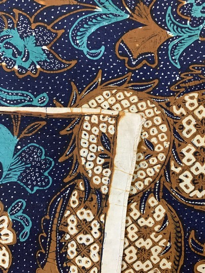 27049323g - Kain Panjang, Java, Indonesien, Mitte 20.Jhd, Handgezeichnete Batik, ca. 240 x 106 cm, ...