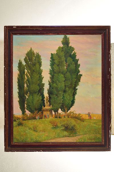 27049425k - Paul Blume, 1891 Hildesheim-1973 Baden-Baden , ´Sommerabend´ so verso bezeichnet, ...