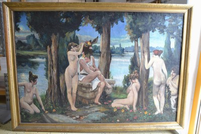 27049471a - Poljiakow, ungedeuteter russischer Künstler des 19./20.Jh., antikisierende ...