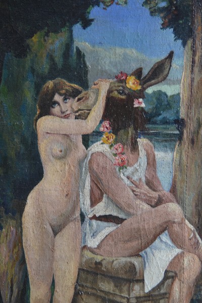 27049471b - Poljiakow, ungedeuteter russischer Künstler des 19./20.Jh., antikisierende ...