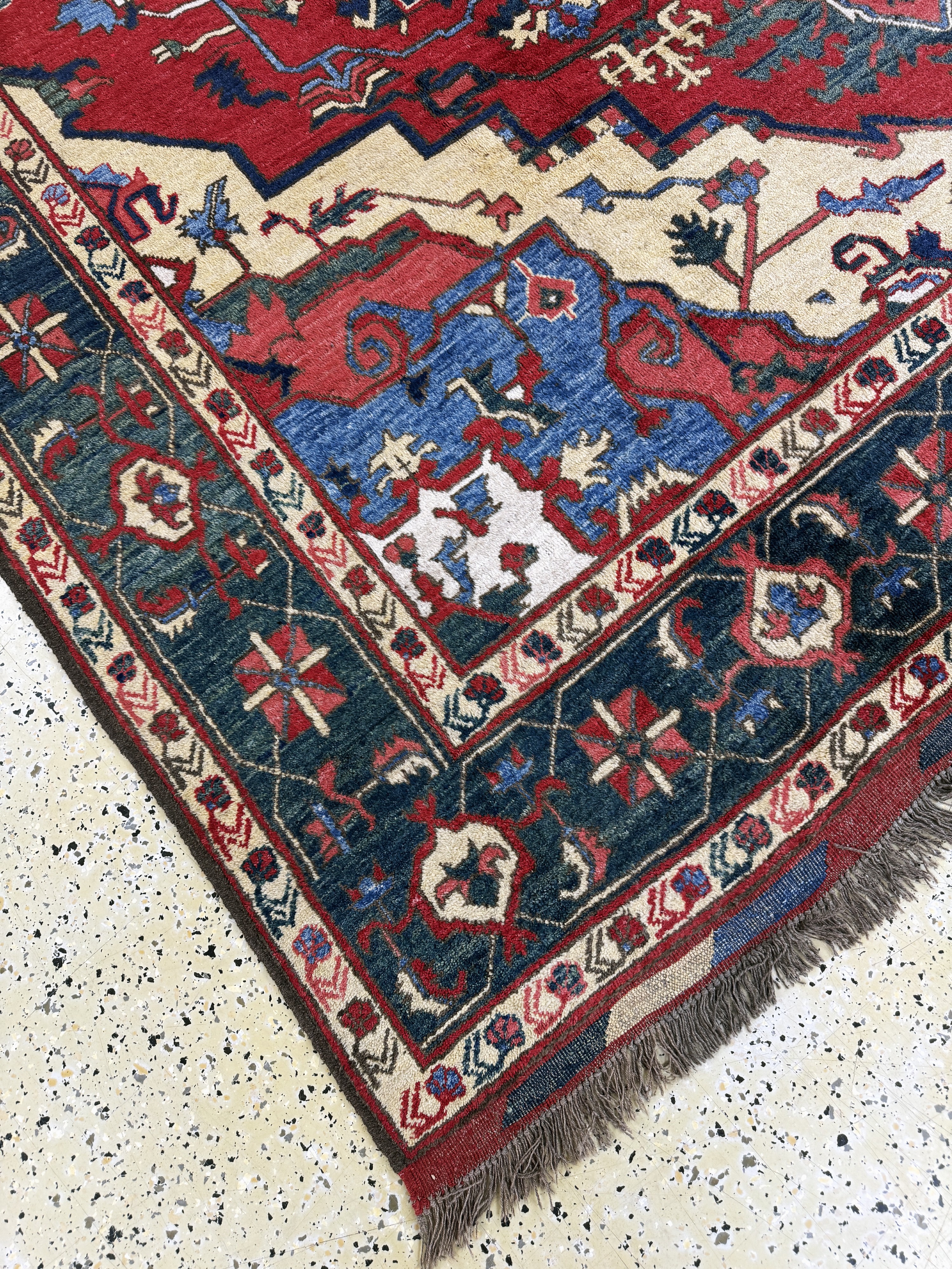 Detail e: Kazak"neugeknüpft", Afghanistan, Ende 20.Jhd, Wolle auf Wolle, ca. 307 x 268 cm, EHZ: 2