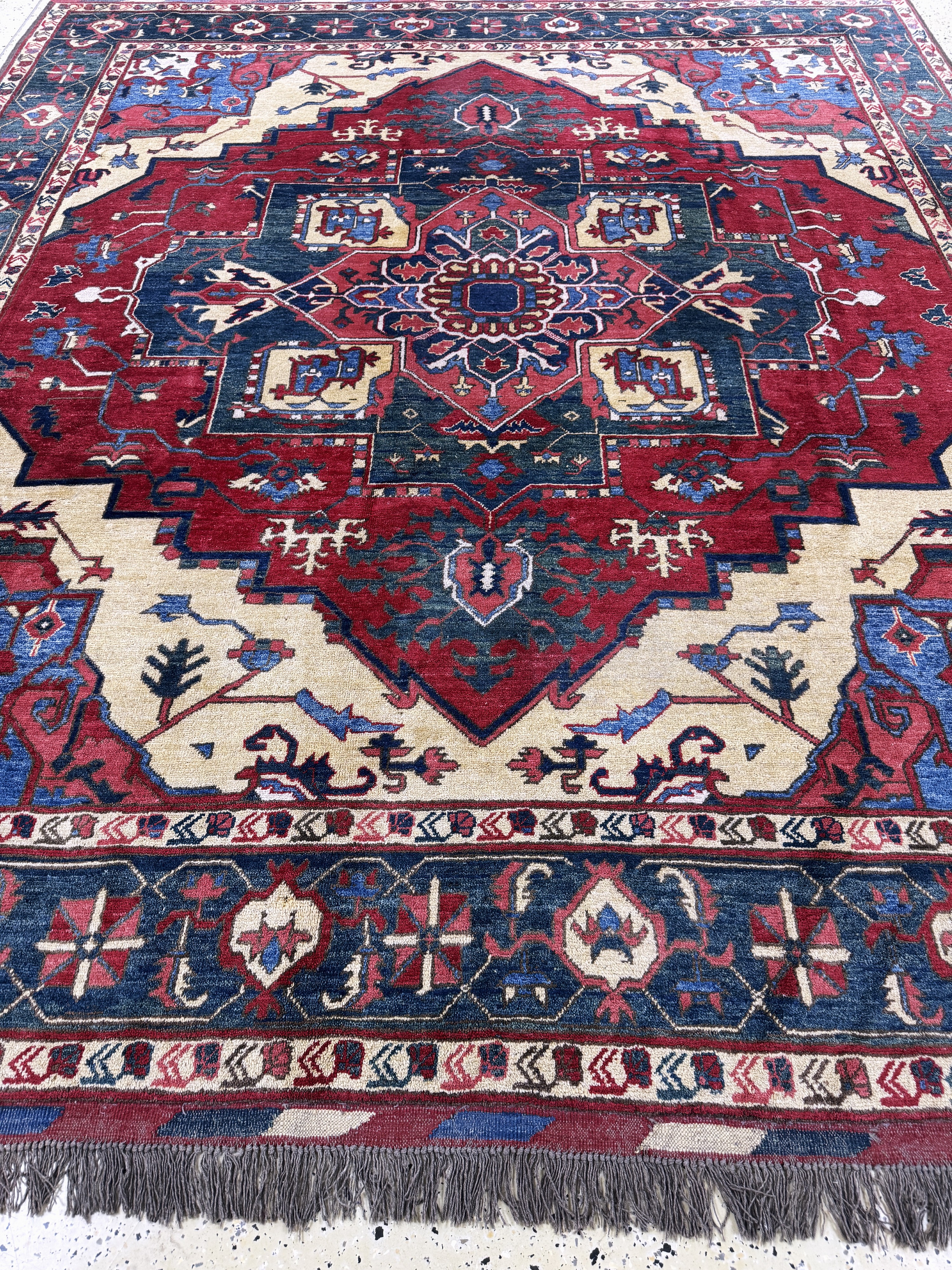 Detail f: Kazak"neugeknüpft", Afghanistan, Ende 20.Jhd, Wolle auf Wolle, ca. 307 x 268 cm, EHZ: 2