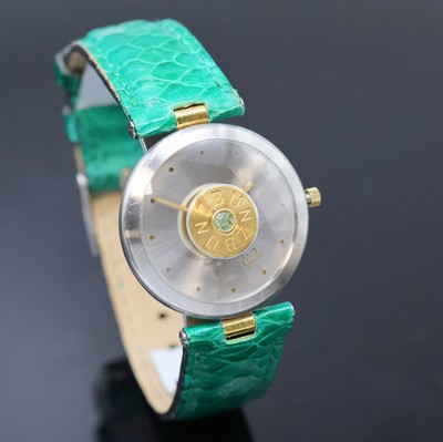 27049527b - BUNZ Design-Damenarmbanduhr Referenz 27020322, Schweiz um 2005, quarz, Edelstahl/Gold ...