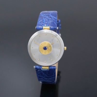 Image BUNZ Design-Armbanduhr Referenz 27010322, Schweiz um 2005, quarz, Edelstahl/Gold inkl. ...
