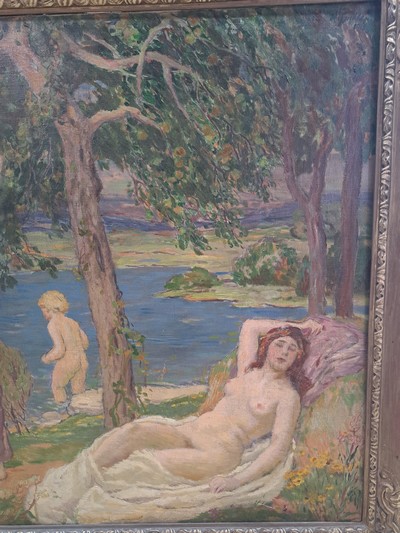 27049534d - Karel Spillar, 1871 Pilsen-1939 Prag, expressiv-realistische Figurengruppe aus 5 Akten ...