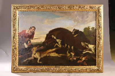27049543k - Unbekannter Kopist nach Frans Snyders (1579 -1657), 19.Jh., großformatige ...