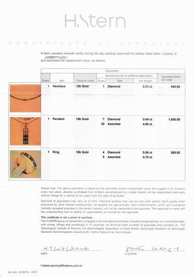 27049981a - 18 kt Gold Brillant-Halsreif, GG 750/000, B. ca. 2.6 mm, D. ca. 12.5 cm, Steckschließe ...