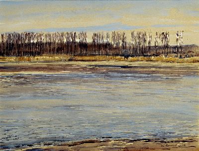 27050122a - Werner Brand, 1933 Löbau-2021 Hochstadt, 2 Aquarelle von 2006, beide sign., ...