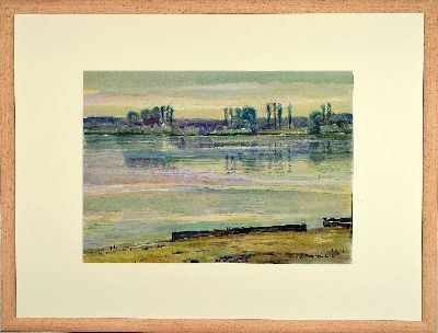 27050122k - Werner Brand, 1933 Löbau-2021 Hochstadt, 2 Aquarelle von 2006, beide sign., ...