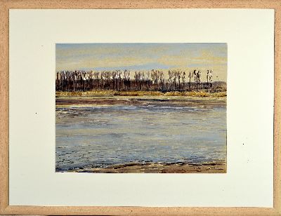 27050122l - Werner Brand, 1933 Löbau-2021 Hochstadt, 2 Aquarelle von 2006, beide sign., ...