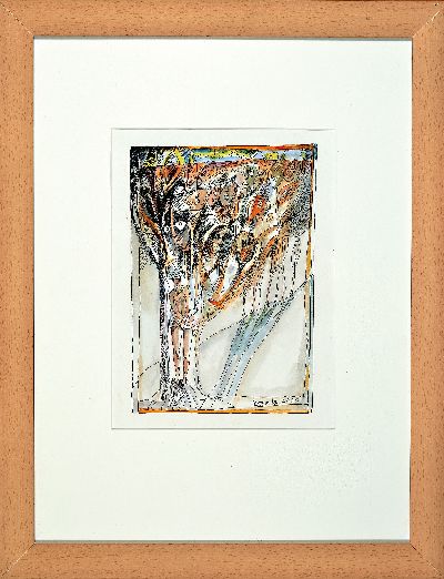 27050128k - Heinz Brzoska, 1942-2015, 4 aquarellierte Tuschzeichnungen, alle handsign., 1x dat. ...