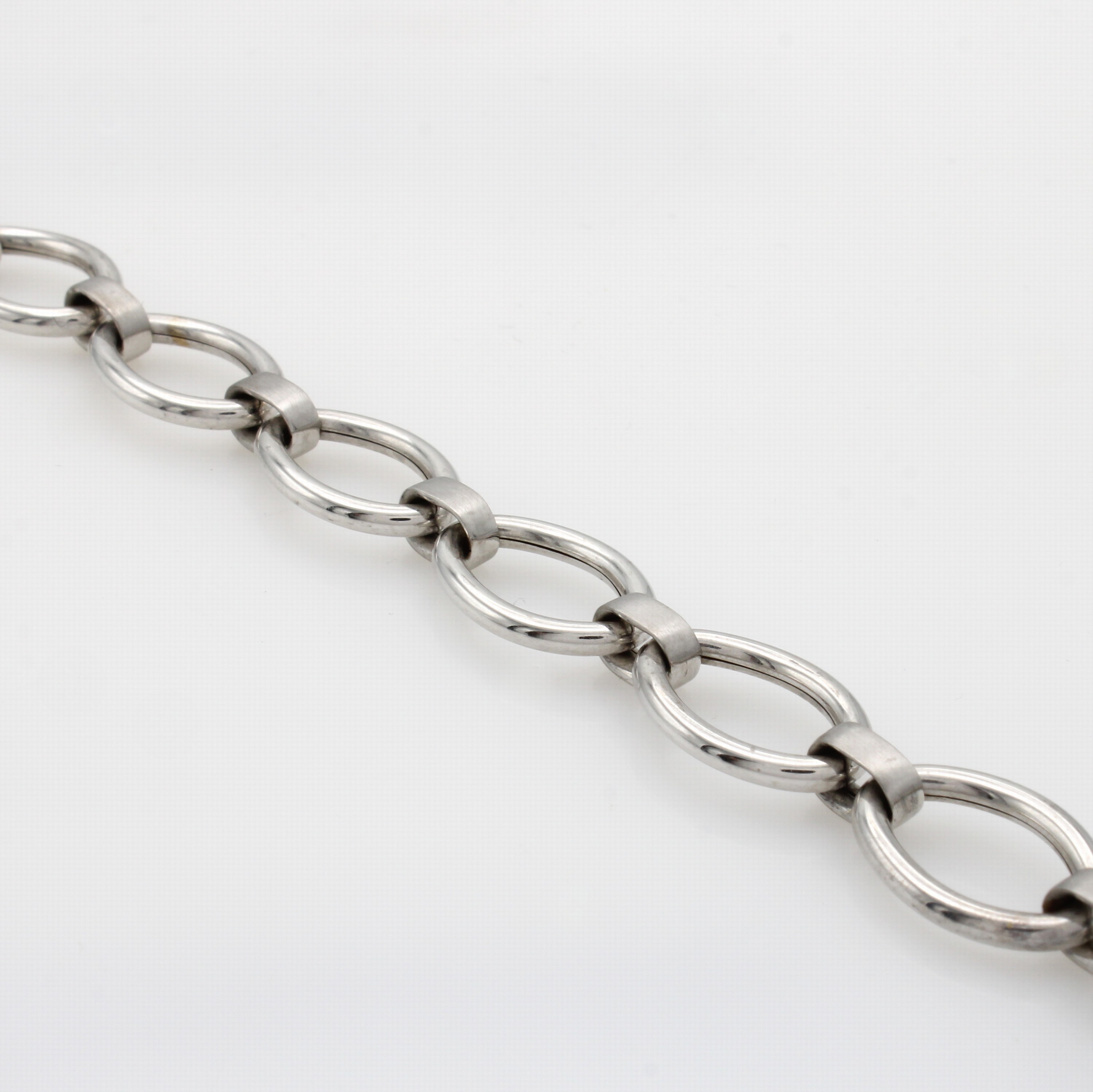 Image 27050631 - Armband, WG 750/000, ovale Glieder, integrierte Schließe, L. ca. 20 cm