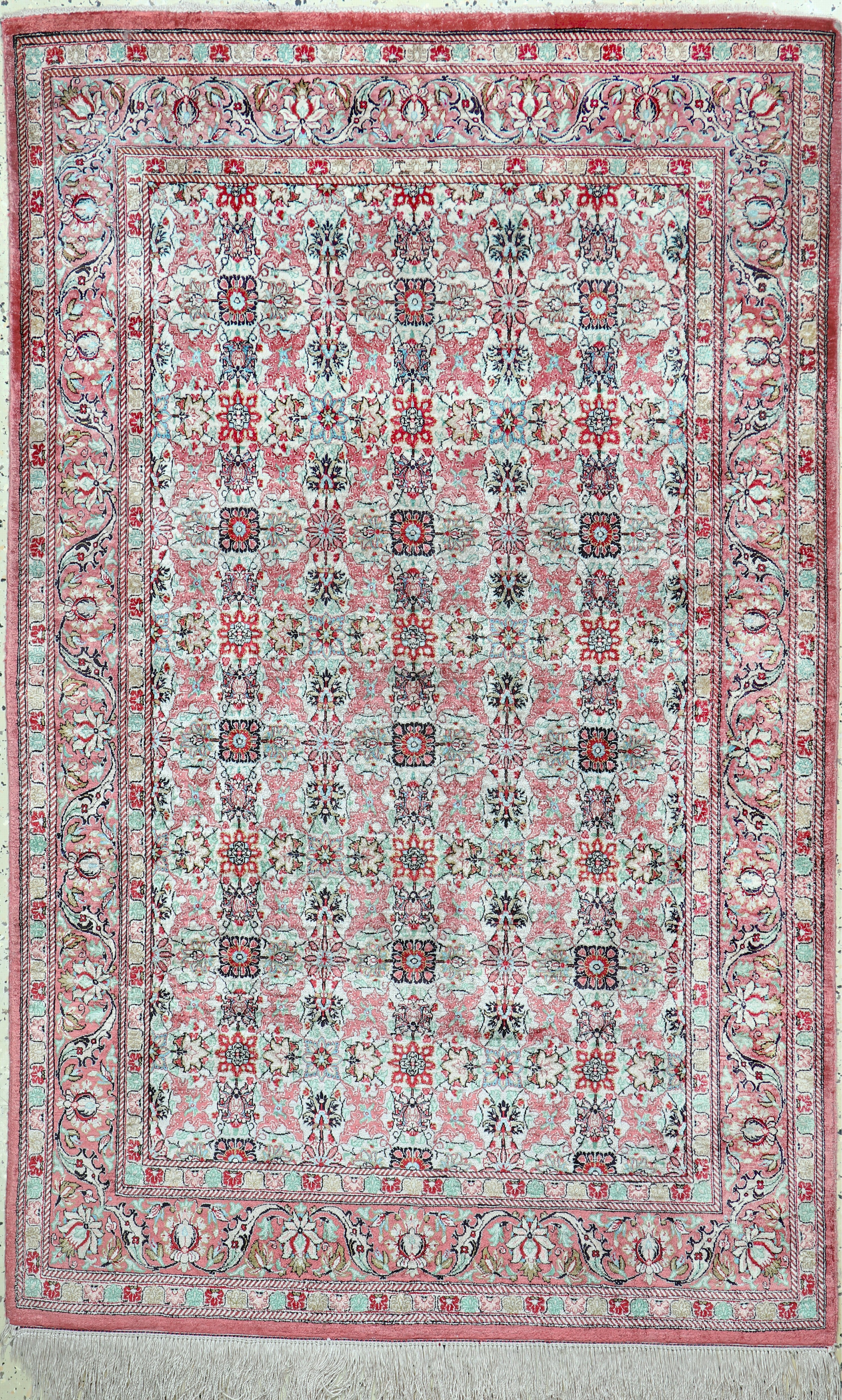 Image 27050659 - Ghom Seide fein, Persien, Ende 20.Jhd, reine Naturseide, ca. 157 x 100 cm, ca. 1,0 Mio. ...